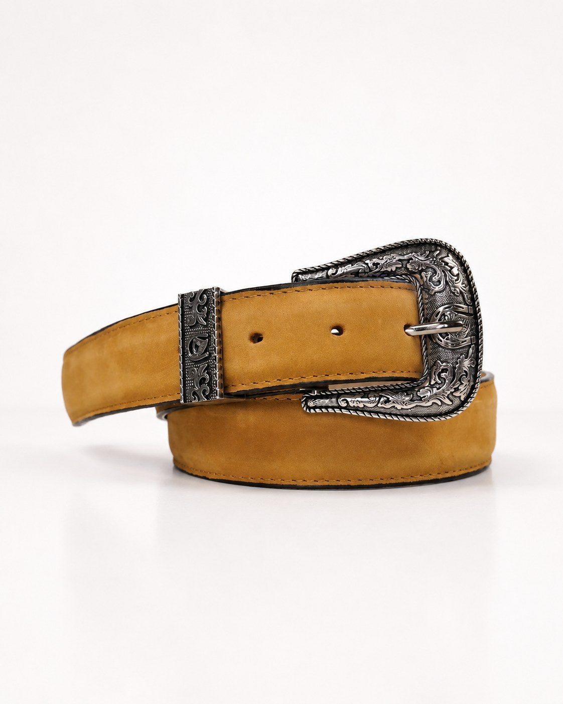 Cinto Bronco piel miel 40mm