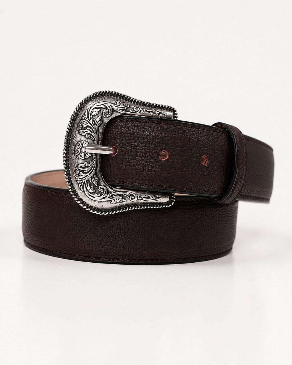 Cinto Noble piel black cherry 40mm