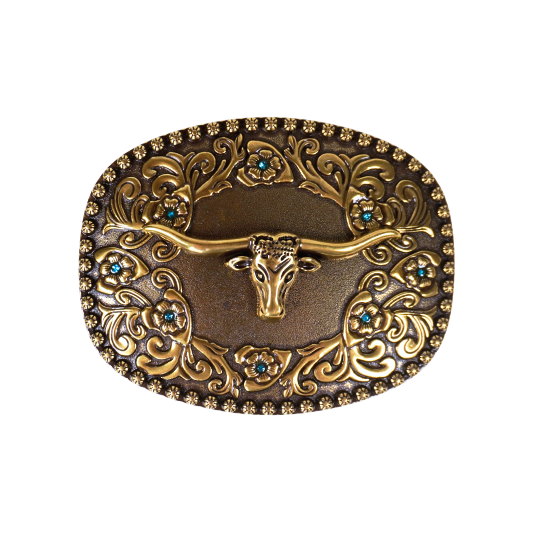 Hebilla Cuerno Dorado